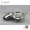 Nồi hấp buffet tròn hai tai, Bộ hấp tròn inox hai quai màu vàng hoặc màu trắng nhiều kích thước