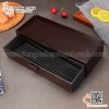 Hộp đựng đũa thìa rút ngăn đựng muỗng, đũa nhựa  chất liệu melamine ABS phong cách Hàn Quốc, Nhật Bản loại nắp kéo