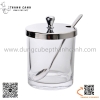 Hũ đựng gia vị thủy tinh kèm muỗng đong, set đựng gia vị thủy tinh cao cấp
