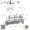 Hũ đựng gia vị thủy tinh kèm muỗng đong, set đựng gia vị thủy tinh cao cấp