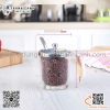 Hũ đựng gia vị thủy tinh kèm muỗng đong, set đựng gia vị thủy tinh cao cấp