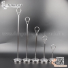 Que kẹp cài tên món ăn, thẻ đánh số bàn tiệc inox cao cấp hình giọt lệ ngược nhiều kích thước