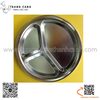 Khay cơm inox 3 ô hình tròn tiện lợi 26cm, gọn nhẹ, phù hợp cho nhiều đối tượng sử dụng