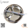 Khay cơm inox 3 ô hình tròn tiện lợi 26cm, gọn nhẹ, phù hợp cho nhiều đối tượng sử dụng
