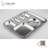 Khay cơm inox 7 ngăn HÀN QUỐC (SUS304), Khay cơm Hàn Quốc chia 7 ô