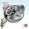 Khay cơm inox hình con gấu, khay ăn dặm bằng inox 304 cho trẻ em