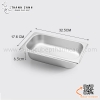 Khay inox GN 1/3, khay buffet, Khay inox có nắp đậy chuyên dụng trong bếp ăn nhiều độ sâu khác nhau