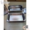 Khay inox GN 1/3, khay buffet, Khay inox có nắp đậy chuyên dụng trong bếp ăn nhiều độ sâu khác nhau