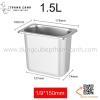 Khay inox GN 1/9 Đựng Thạch Topping Đựng Thực Phẩm Các Size