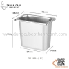 Khay inox GN 1/9 Đựng Thạch Topping Đựng Thực Phẩm Các Size