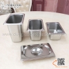 Khay inox GN 1/9 Đựng Thạch Topping Đựng Thực Phẩm Các Size