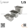 Khay inox GN 1/9 Đựng Thạch Topping Đựng Thực Phẩm Các Size