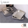 Khay inox GN 2/3 , Khay Inox 2/3 ,khay chia thực phẩm có nắp đậy dùng cho nhà hàng, khách sạn, bếp ăn tập thể