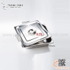 Khay inox GN 2/3 , Khay Inox 2/3 ,khay chia thực phẩm có nắp đậy dùng cho nhà hàng, khách sạn, bếp ăn tập thể
