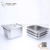 Khay inox GN 2/3 , Khay Inox 2/3 ,khay chia thực phẩm có nắp đậy dùng cho nhà hàng, khách sạn, bếp ăn tập thể