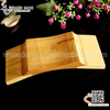 Khay gỗ vành cong cách điệu bày sushi sashimi
