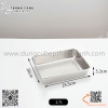 Khay khặn inox hình chữ nhật dùng đựng topping, làm thạch, nướng bánh️, khay inox thành cao