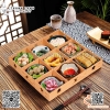 Khay món mời vân gỗ nhiều ngăn