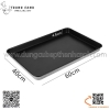 Khay nhôm nướng bánh Đen 40x60 cm cao 3cm-5cm, khay nhôm nướng bánh chống dính cao cấp