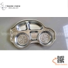 Khay cơm inox hình oto, khay ăn Inox cho bé hình ô tô