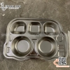 Khay cơm inox hình oto, khay ăn Inox cho bé hình ô tô