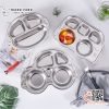 Khay cơm inox hình oto, khay ăn Inox cho bé hình ô tô