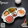 Khay cơm inox hình oto, khay ăn Inox cho bé hình ô tô