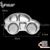 Khay cơm inox hình oto, khay ăn Inox cho bé hình ô tô
