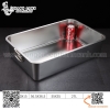 Khay inox chữ nhật có quai cầm hai bên và nắp đậy - nhiều size to nhỏ và độ sâu khác nhau