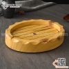 Khay bày sushi hình bầu dục vân gỗ, chất liệu nhựa ABS giả gỗ sang trọng, lịch sự, độc đáo
