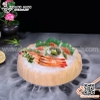 Khay tròn bày sushi vân gỗ / Khay gỗ hình tròn bày sashimi SL183, SL184, SL185