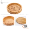 Khay tròn bày sushi vân gỗ / Khay gỗ hình tròn bày sashimi SL183, SL184, SL185