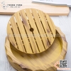 Khay tròn bày sushi vân gỗ / Khay gỗ hình tròn bày sashimi SL183, SL184, SL185