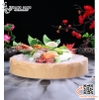 Khay tròn bày sushi vân gỗ / Khay gỗ hình tròn bày sashimi SL183, SL184, SL185