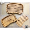 Khay bày sushi , sashimi chiết eo vân gỗ , chất liệu nhựa ABS siêu bền SL190, SL191, SL192