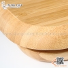 Khay đựng đồ ăn bằng gỗ tre cao cấp, khay gỗ tre trang trí hình chữ nhật