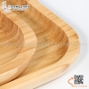 Khay đựng đồ ăn bằng gỗ tre cao cấp, khay gỗ tre trang trí hình chữ nhật