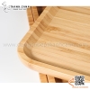 Khay gỗ tre hình vuông - Khay gỗ tre đựng thức ăn
