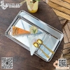 Khay inox tráng gương chuyên dụng cho quán cà phê, khay mặt gương bê bánh trà