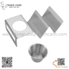 Kệ trưng bày bánh Taco, khay làm bánh taco không kèm cốc bằng inox cao cấp