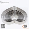 Khuôn salad bằng inox hình tim, khuôn mousse hình trái tim hàng dày