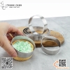 Khuôn salad bằng inox hình tròn, khuôn mousse hình tròn cao cấp hàng dày