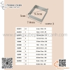 Khuôn salad bằng inox hình vuông hàng dày