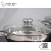 Nồi lẩu inox Fivestar 3 đáy nắp kính cao cấp size 24/26/28/32cm