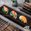 Tấm ống trúc trang trí sushi, sashimi , mành trang trí sashimi dạng ống kết phong cách Nhật Bản