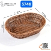 Rổ mây hình bầu dục
