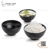 Bộ bát đĩa, cốc chén Melamine đen chuyên dụng cho quán nướng, nhà hàng, quán ăn 3 sao