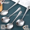 Muôi inox múc salad kiểu dáng châu âu, muôi múc tàu hũ, môi múc pudding