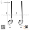 Muôi Canh Inox 304 Cán Nhựa Kiểu Nhật, Muôi Canh Ramen Mini, Muôi lẩu phong cách Nhật Bản
