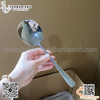 Muôi inox múc salad kiểu dáng châu âu, muôi múc tàu hũ, môi múc pudding